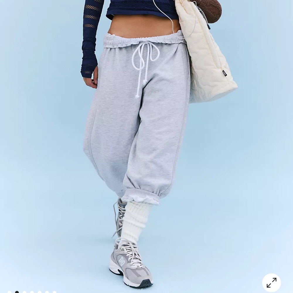 Free People Movement Flutter Cropped Joggers